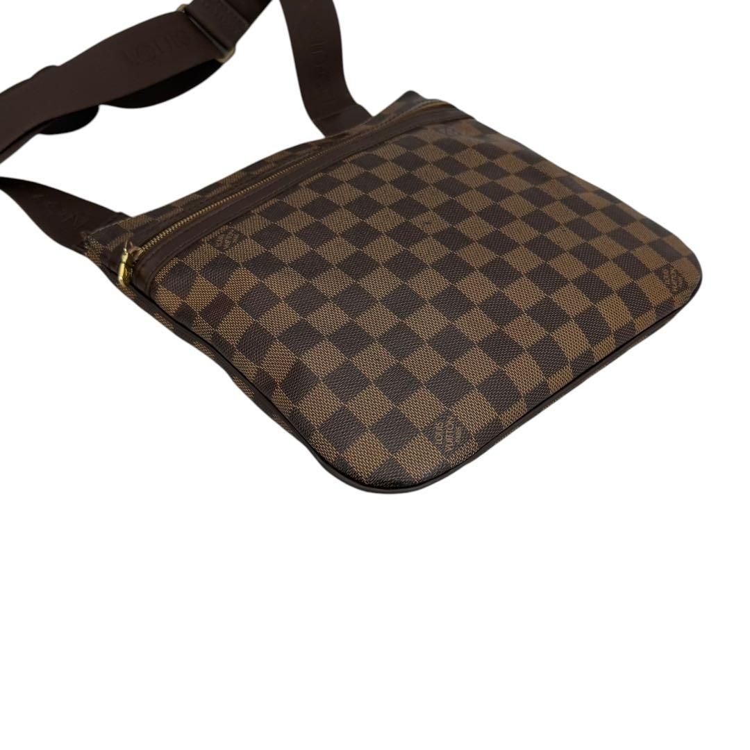 ⭐️早い者勝ち⭐️LOUIS VUITTONポシェットクレス ダミエ・エベヌ【中古】 ルイヴィトン ダミエ エベヌ ポシェット ボスフォール サコッシュ
