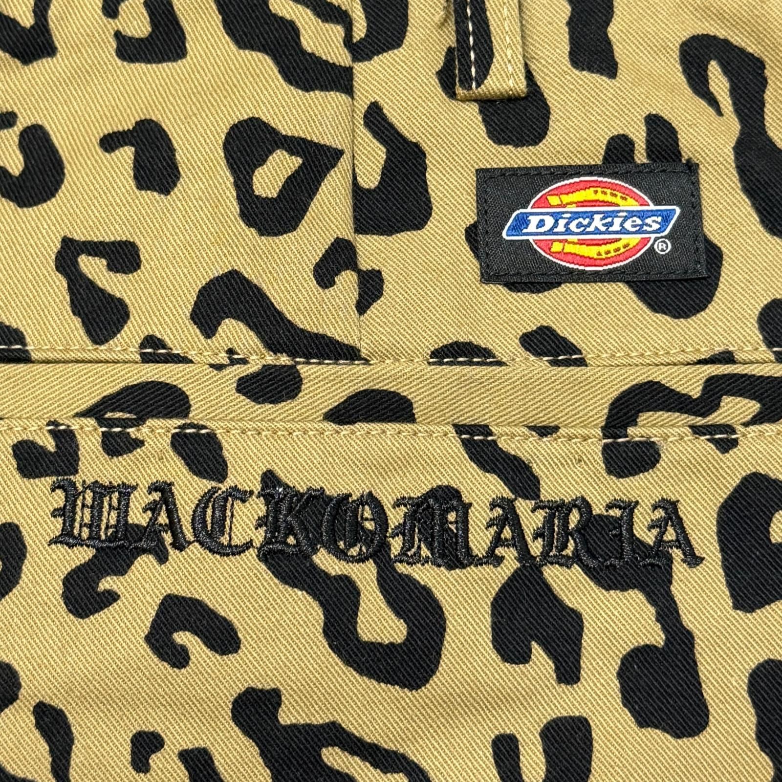 参考上代31900円 WACKO MARIA × Dickies 25SS LEOPARD PLEATED SHORT 