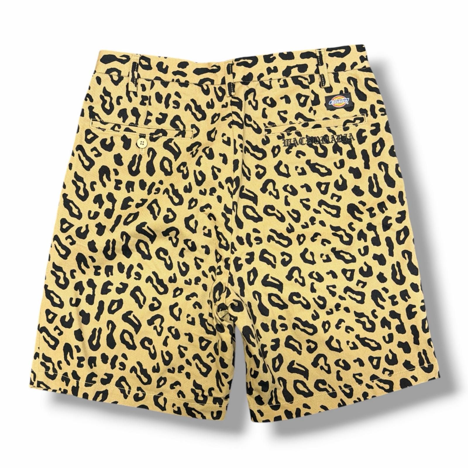 参考上代31900円 WACKO MARIA × Dickies 25SS LEOPARD PLEATED SHORT