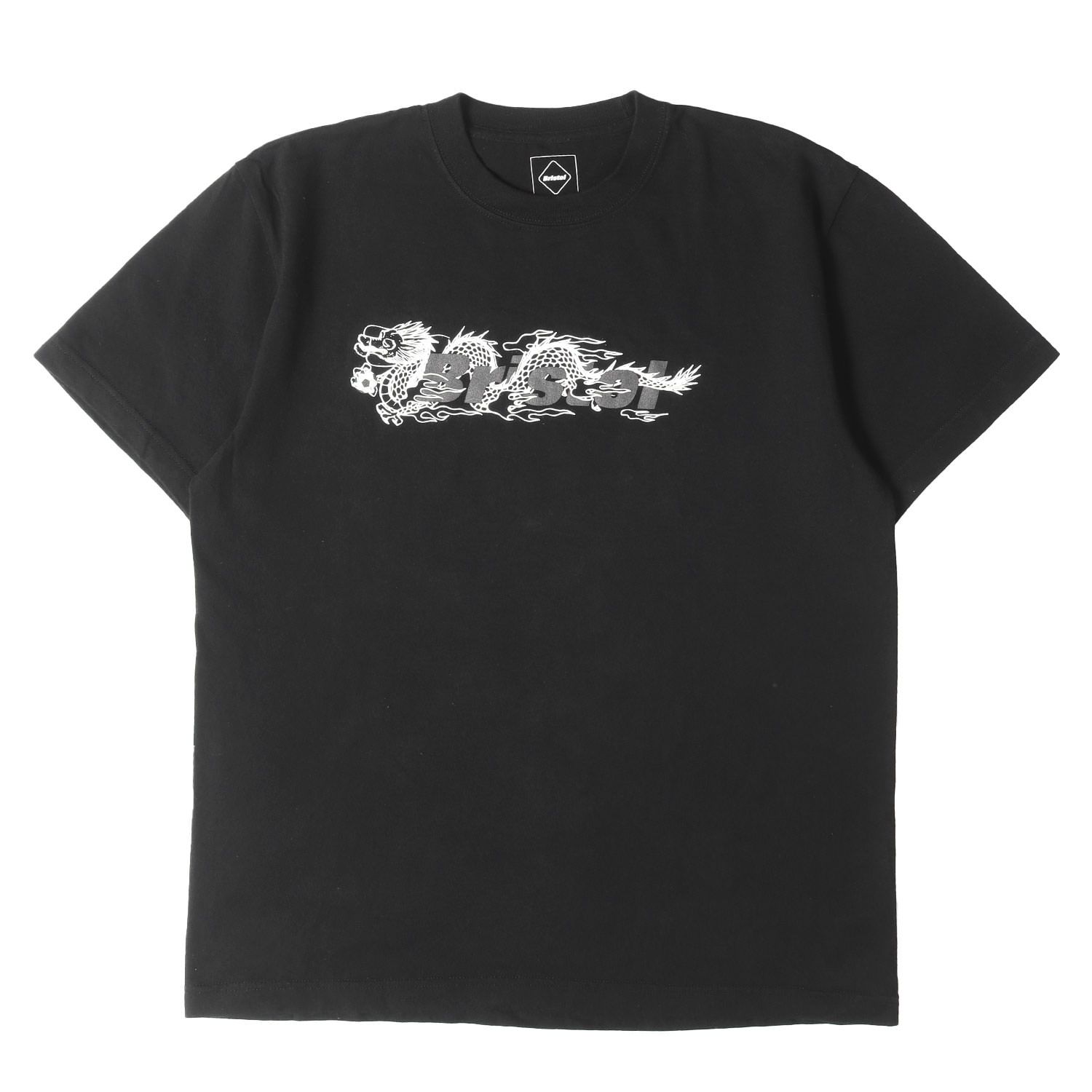 【美品】F.C.Real Bristol エフシーレアルブリストル Tシャツ ブラック 黒 サイズ:M | 24SS 干支 辰年 ドラゴン Tシャツ (DRAGON TEAM S/S TEE) | トップス カットソー 半袖【メンズ】【中古】