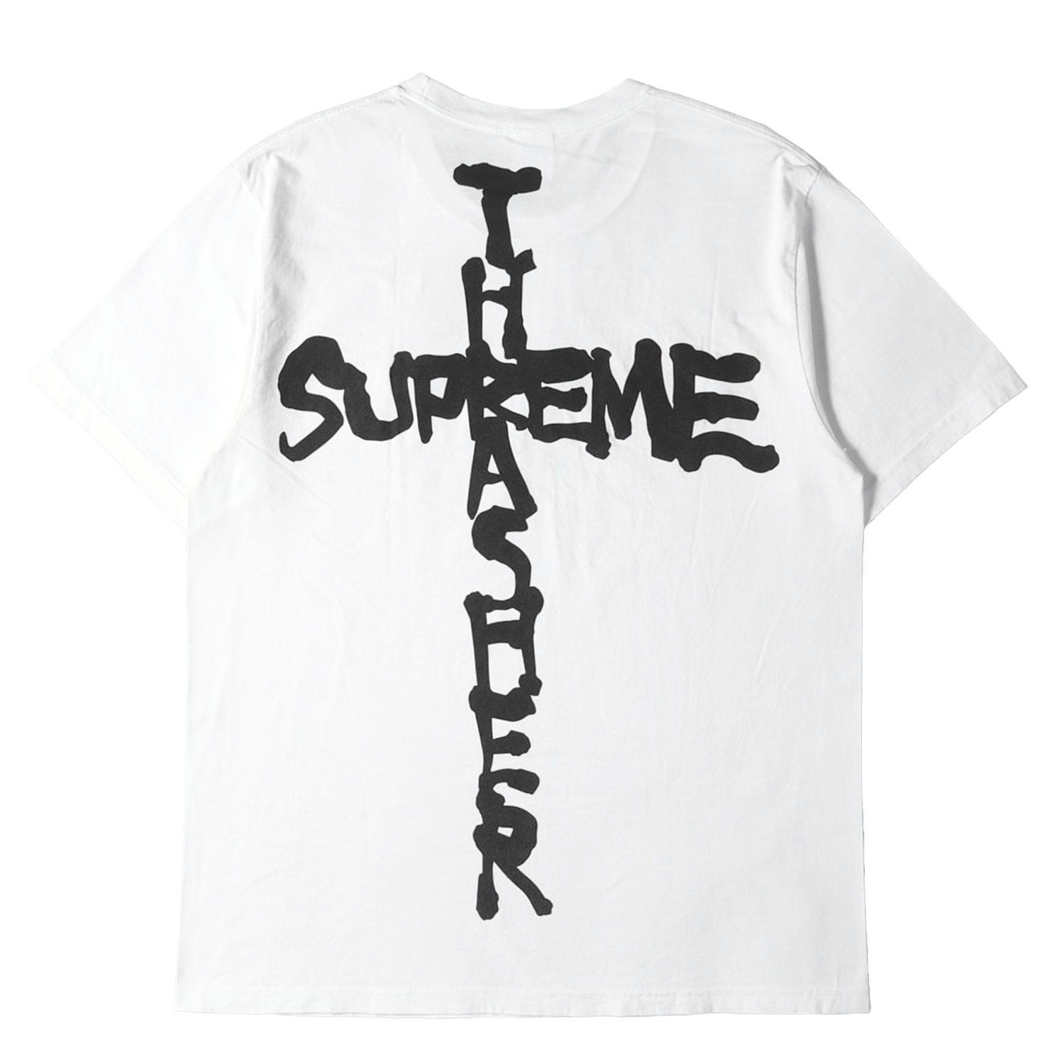 Supreme シュプリーム Tシャツ ホワイト 白 サイズ:L | 24AW THRASHER クロスロゴ クルーネック Tシャツ (Cross Tee) | トップス カットソー 半袖 | コラボ【メンズ】【中古】