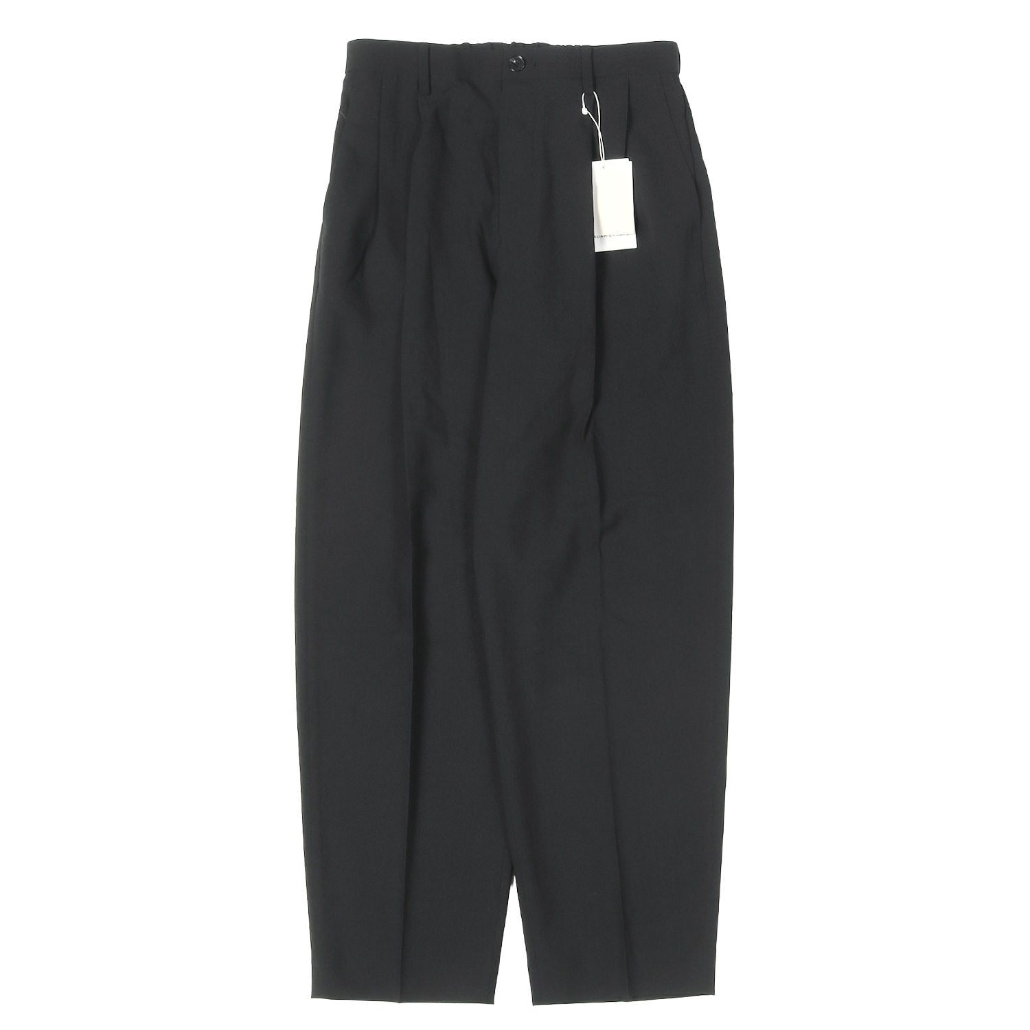 【新品】Adam et Rope アダムエロペ パンツ ブラック 黒 サイズ:M | 26SS ワイド イージー テーパード パンツ / COVEROSS | ボトムス ズボン【メンズ】
