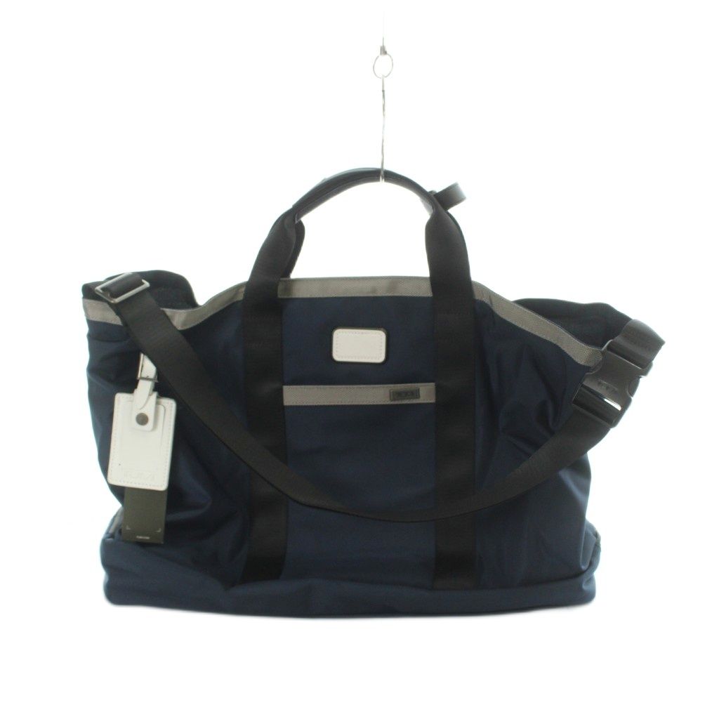 トゥミ TUMI 138555 ボストンバッグ ショルダー 2WAY ハンド ロゴ 紺 ネイビー ■GY17 /MQ