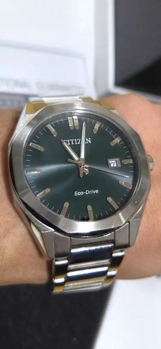 シチズン 녹판 オクタゴン エコードライブ 光充電 出品