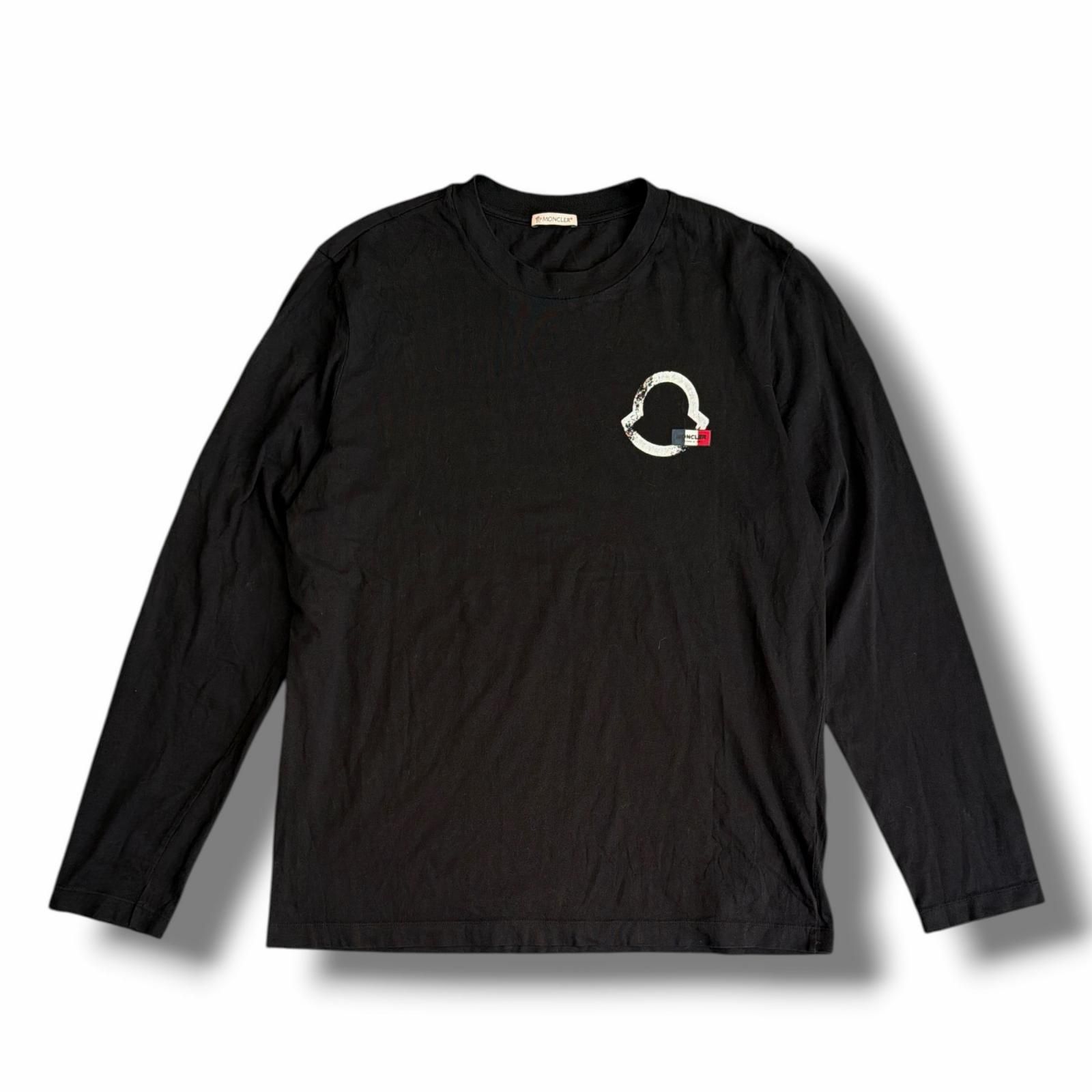 国内正規 MONCLER ロゴプリントTシャツ 長袖カットソー モンクレール