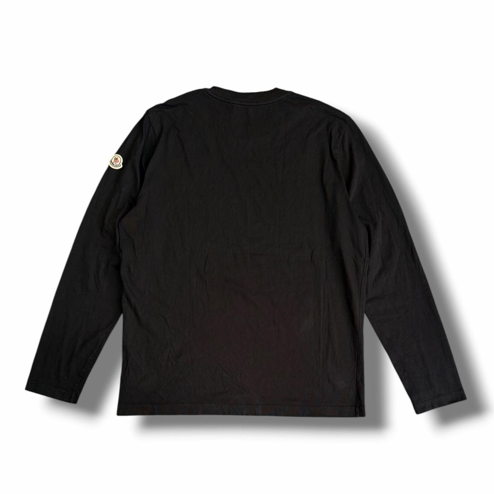 国内正規 MONCLER ロゴプリントTシャツ 長袖カットソー モンクレール
