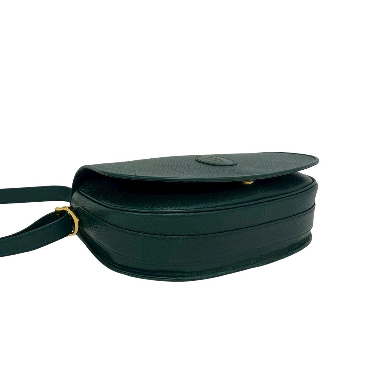 極 美品 CARTIER カルティエ ヴィンテージ マストライン レザー 本革 