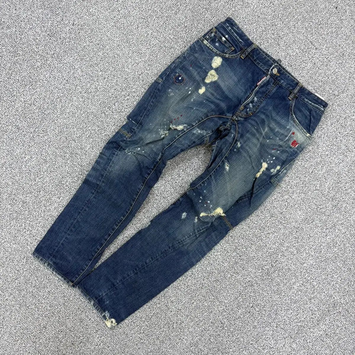 52 DSQUARED2 ペインティング デニムパンツ 0609J2
