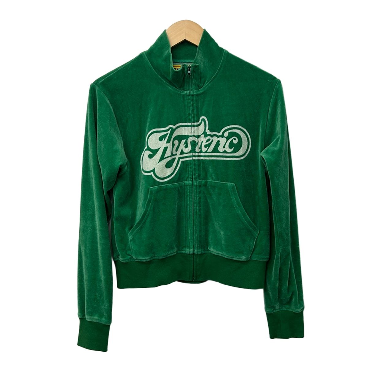 HYSTERIC GLAMOUR(ヒステリックグラマー) ジャージ サイズF レディース美品 - グリーン 長袖