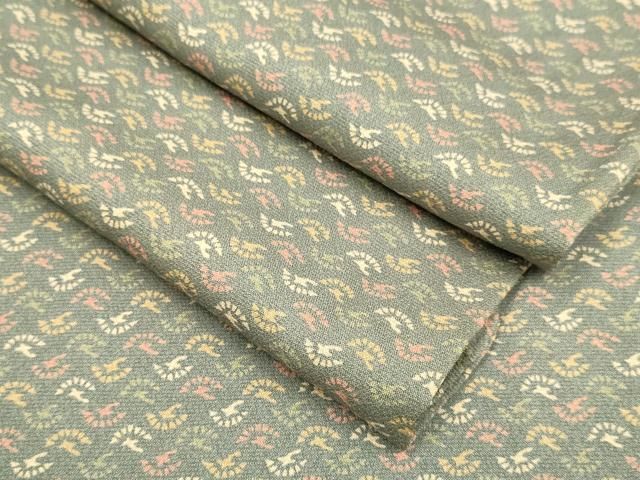 平和屋着物▽上質な小紋　単衣　飛鶴文　正絹　逸品　DABF5626du 22,464円