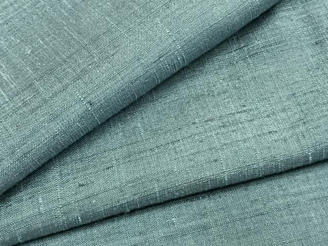 平和屋着物●上質な紬　色無地　浅縹色　松坂屋扱い　正絹　逸品　AABI2038fy