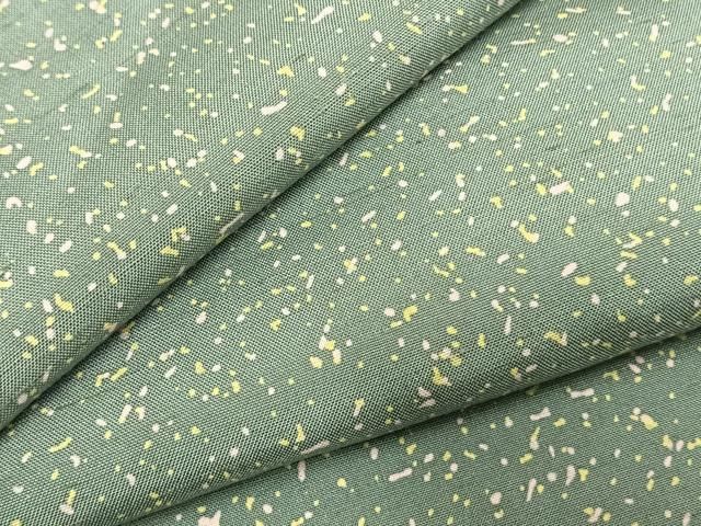 平和屋着物●白山紬　散らし文様　正絹　逸品　AABI8909fy