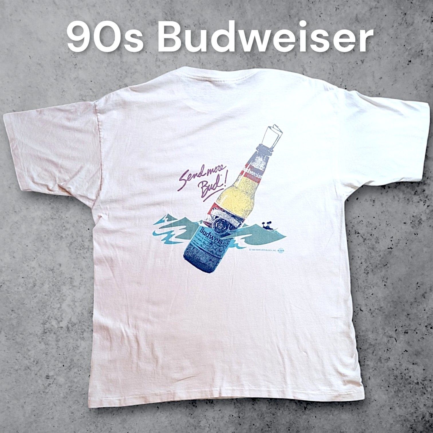 90s Budweiser バドワイザー 企業 プロモーション Tシャツ