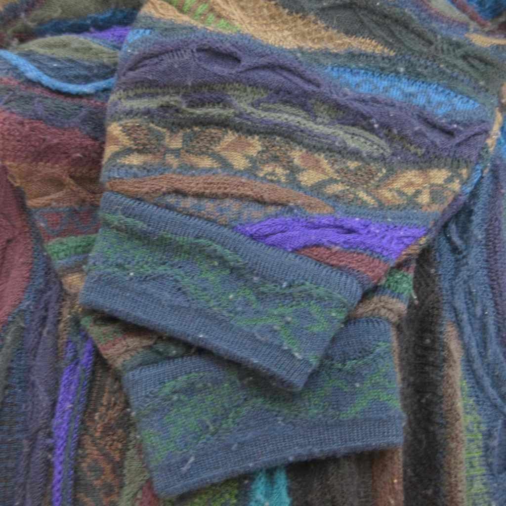 クージー COOGI 3Dニット セーター ウール M マルチカラー 長袖 クルー