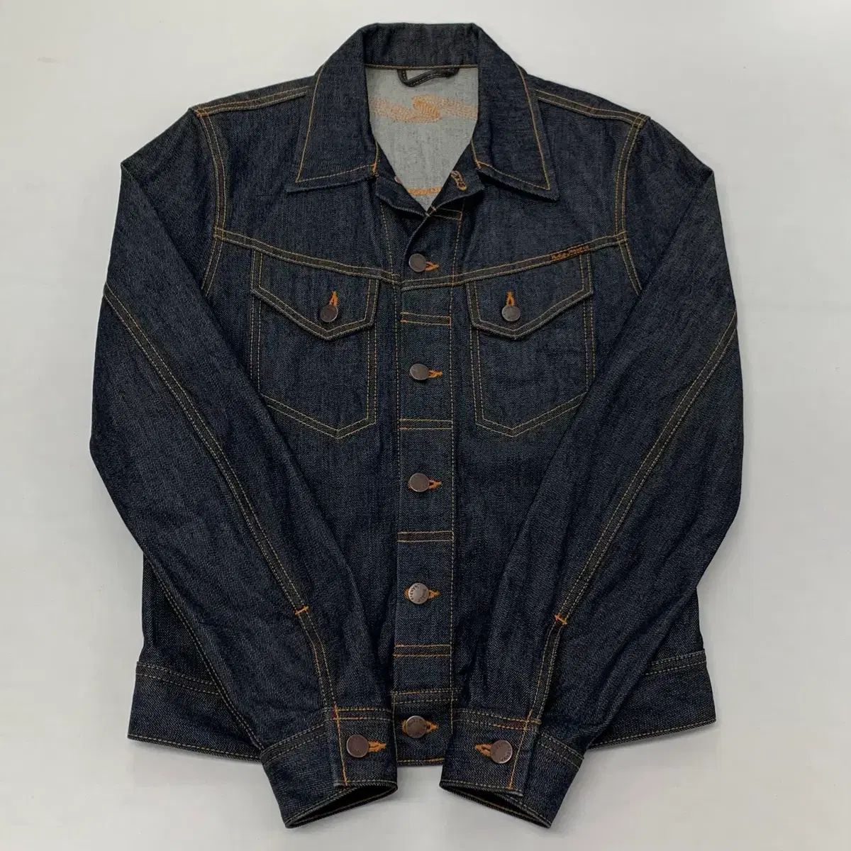 Nudie Jeans ヌーディージーンズ 生デニム ジャケット デニムジャケット (S)
