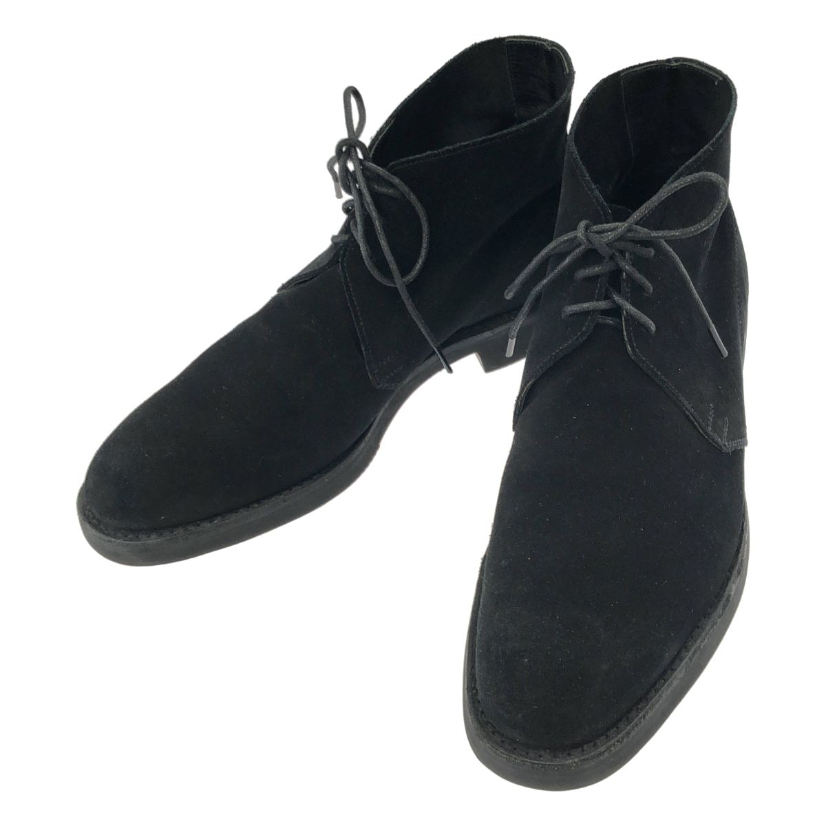メンズ CROCKETT&JONES クロケット&ジョーンズ チャッカブーツ 革靴 黒