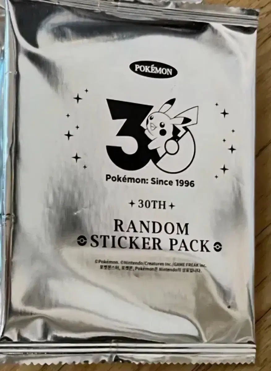 未開封 ポケットモンスター 30周年 ロゴステッカー シールパック 15パック