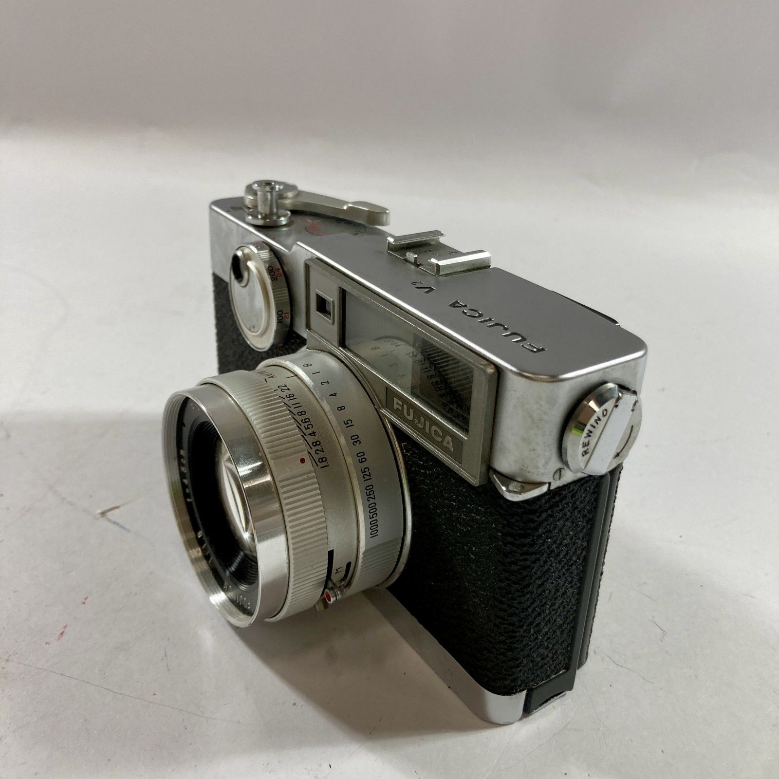 ☆ FUJICA V2レンジファインダーフィルムカメラ F1.8 フジノンレンズ