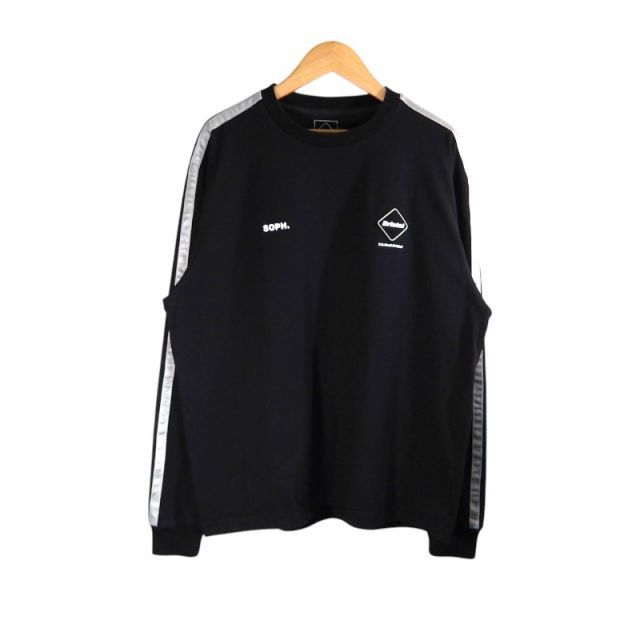 F.C.REAL BRISTOL 24aw LINE TEAM L/S BAGGY TEE BLACK サイズM FCRB