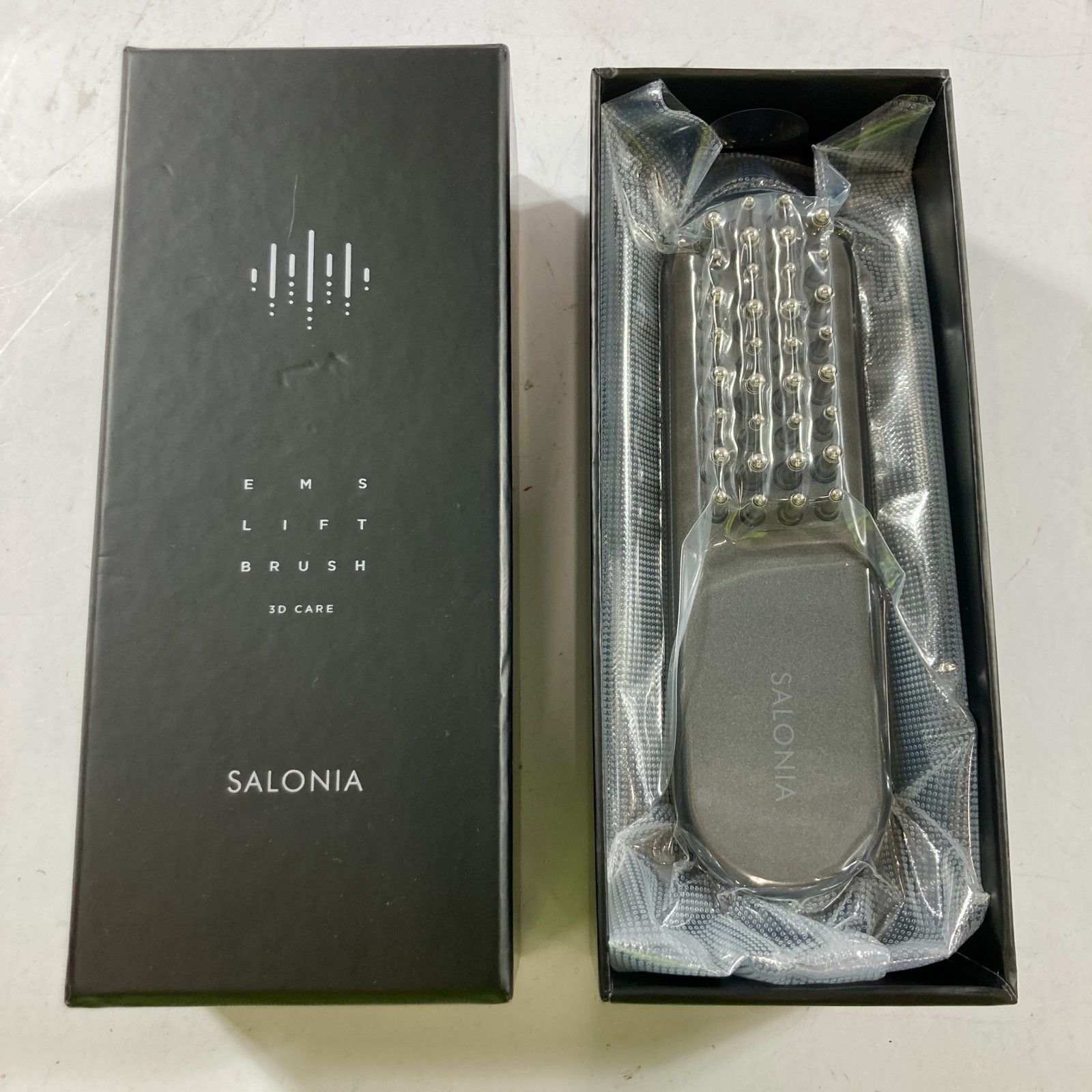 ★ SALONIA サロニア EMSリフトブラシ 美容機器 全身ケア 3Dフィットピン 未使用 現状品