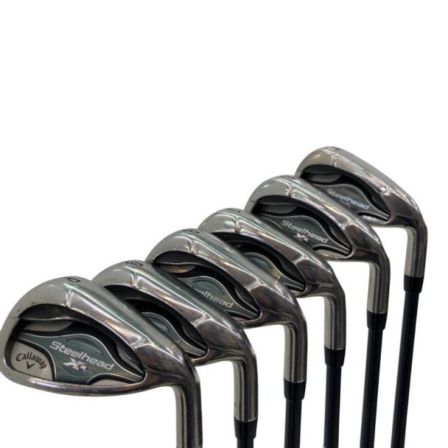 【中古】 キャロウェイ STEELHEAD XR 6S アイアンセット IR XR(STEELHEAD) (フレックスR) メンズ 男性用 右利き 右用 Cランク ゴルフクラブ