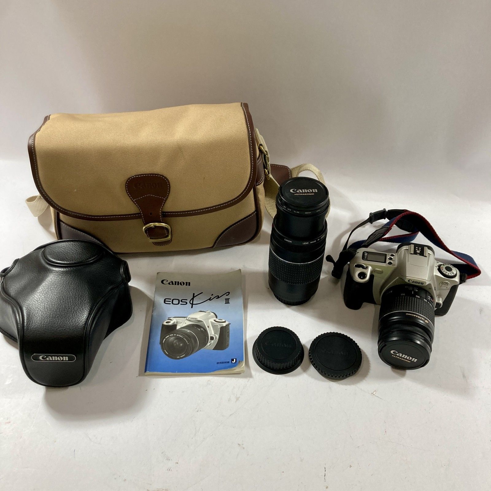 ☆ canon キャノン EOS Kiss III フィルム一眼レフカメラ 望遠ズーム
