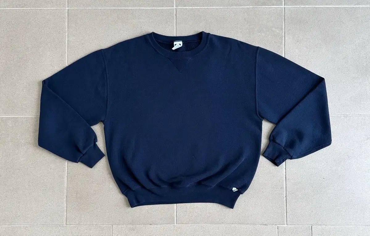 90s ヴィンテージ ラッセル スウェットシャツ ネイビー M