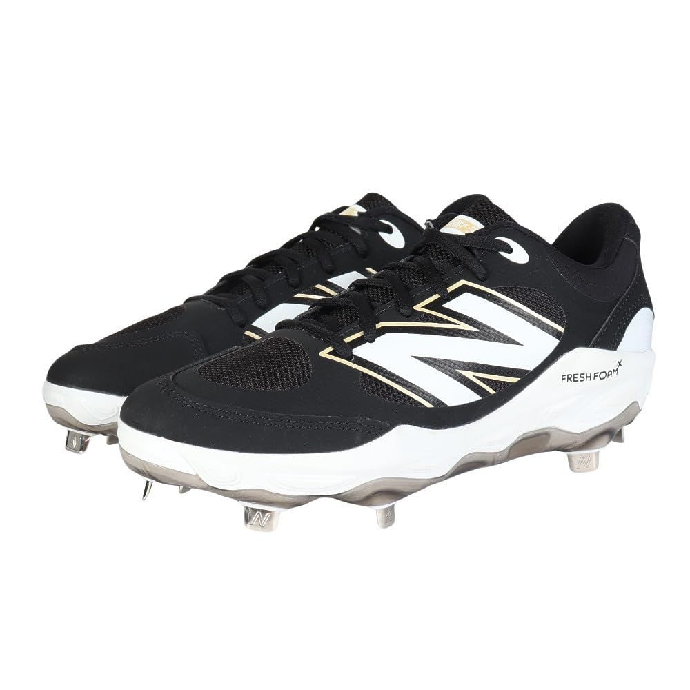 ニューバランス（new balance） 野球スパイク 金具 L3000BK72E FRESH FOAM X 金属スパイク （ブラック/２６．０/Men's） [ブラック] [26.0 cm 2E]