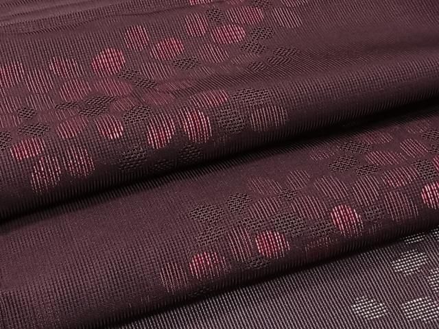 平和屋着物＊夏物　小紋　二紗　萩文　正絹　逸品　CABI3798xi