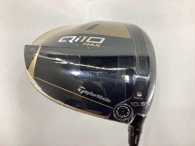 【中古】ドライバー テーラーメイド 【未使用】Qi10 MAX デザイナーズシリーズ　ゴールド　日本仕様/Diamana Blue TM50(JP)/S/10.5[7127]■
