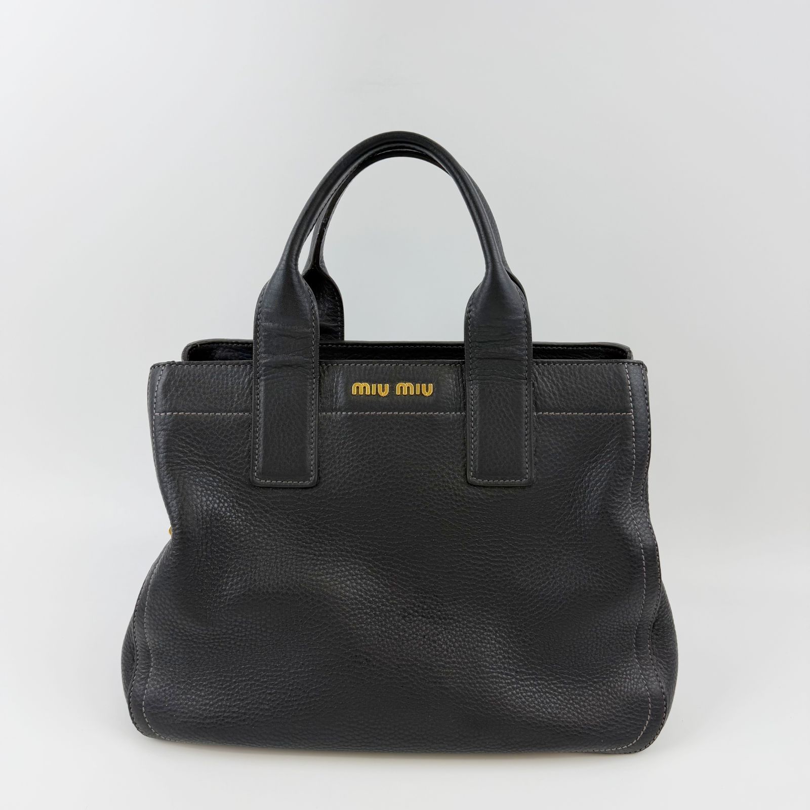 MIU MIU マドラス2way ショルダーバッグ ブラック 【公式通販】