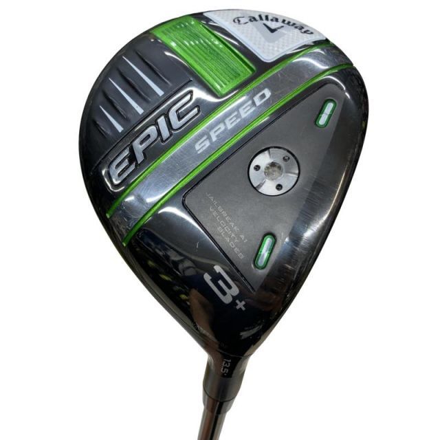 【中古】 キャロウェイ EPIC SPEED 3W+ USA フェアウェイウッド FW リシャフト (フレックスその他) メンズ 男性用 右利き 右用 Cランク ゴルフクラブ
