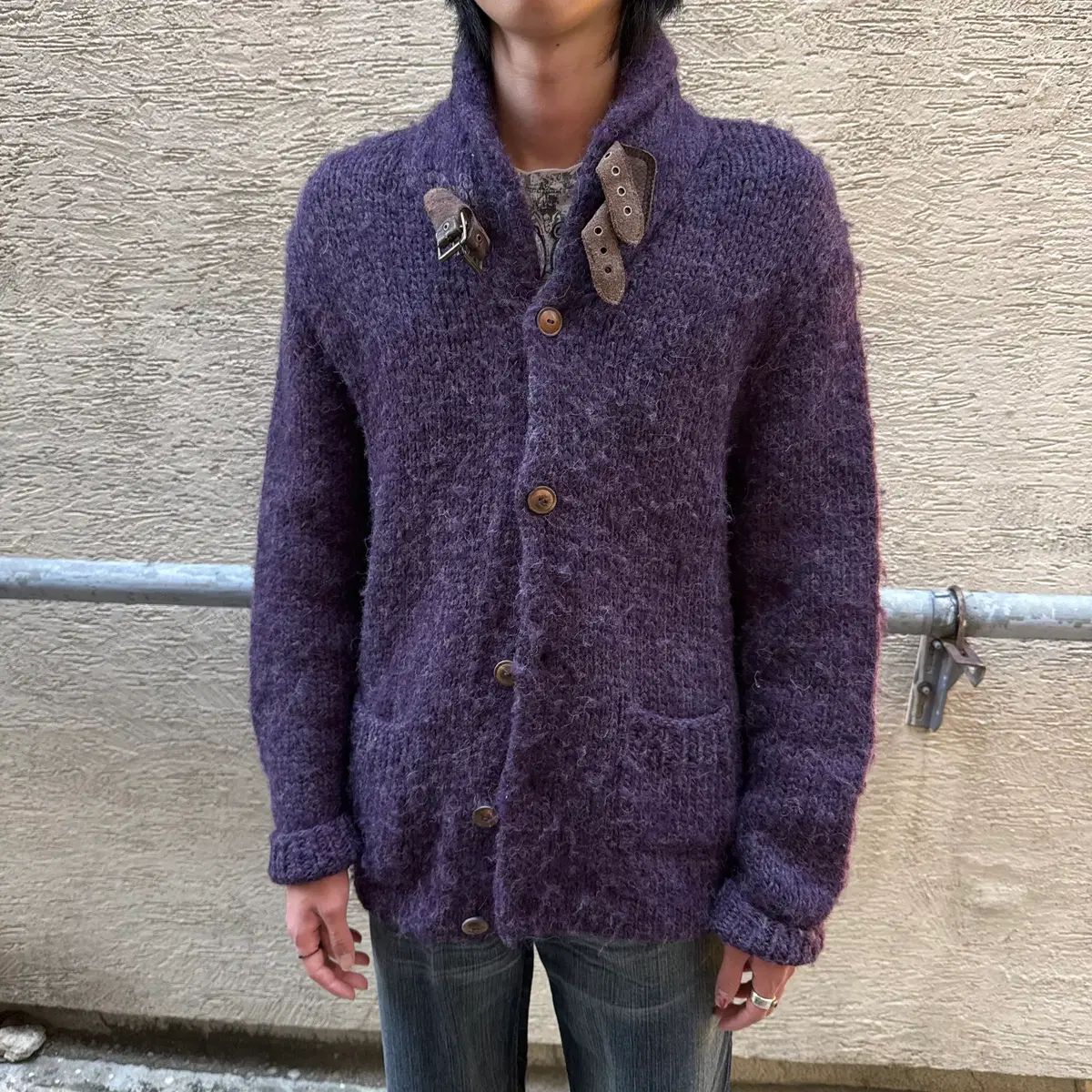 ポロラルフローレン ウール アルパカ ハンドニット カーディガン