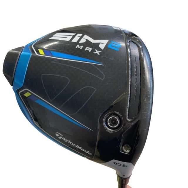 【中古】 テーラーメイド SIM2 MAX 10.5° ドライバー DR TENSEI BLUE TM50(SIM2 DR) (フレックスS) メンズ 男性用 右利き 右用 Cランク ゴルフクラブ