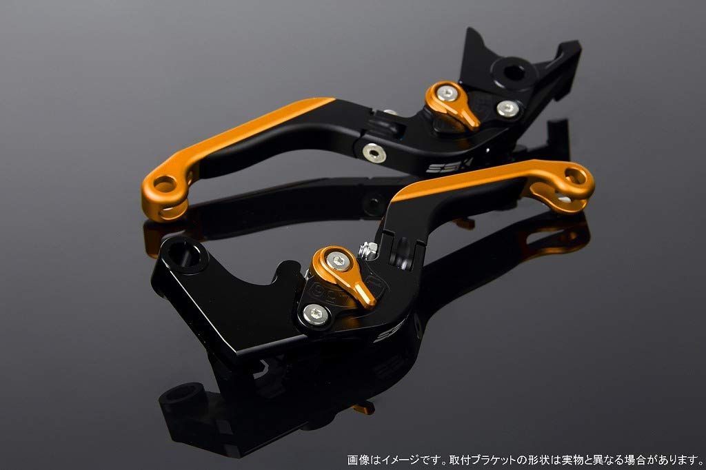 新品 SSK アジャストレバー 可倒延長式 レバー本体カラー:マットブラック アジャスターカラー:マットゴールド エクステンションカラー:マットゴールド LVGM070BK-GDGD