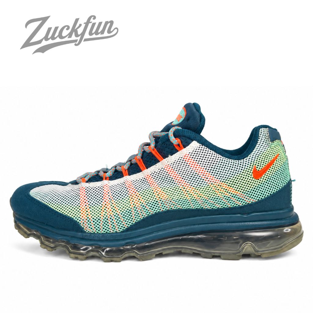 美品 NIKE AIR MAX 95 DYN FW エア マックス 95 ダイナミック フライワイヤー グリーン ブルー オレンジ メンズ ナイキ スニーカー 27 cm U03283