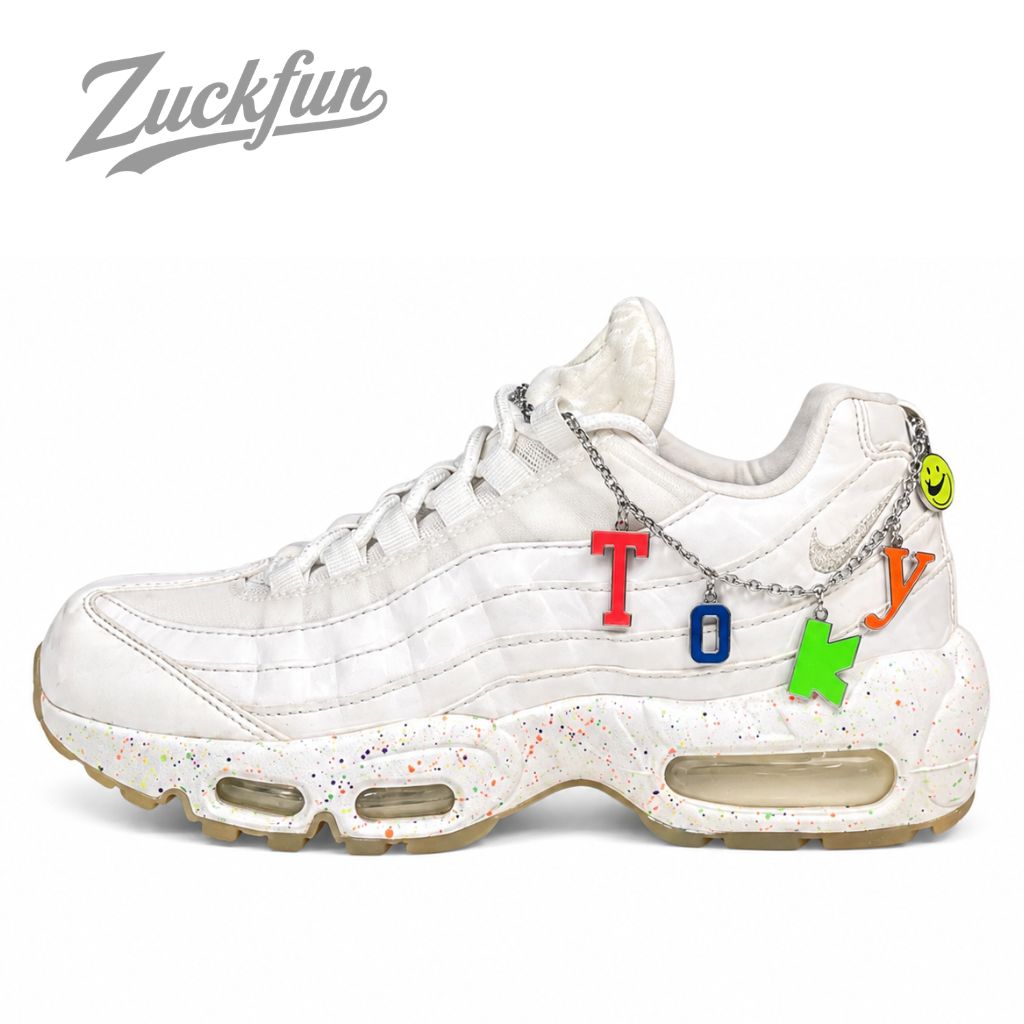 美品 NIKE AIR MAX 95 エア マックス 95 ホワイト 白 レディース ナイキ スニーカー 23.5 cm U10230