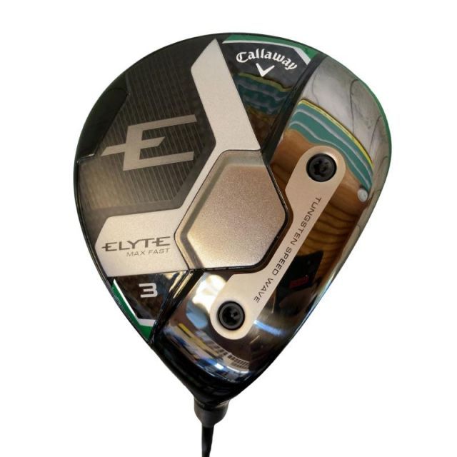 【中古】 キャロウェイ ELYTE MAX FAST 3W フェアウェイウッド FW LIN-Q GREEN 40 for CW(ELYTE FW) (フレックスR) メンズ 男性用 右利き 右用 Bランク ゴルフクラブ