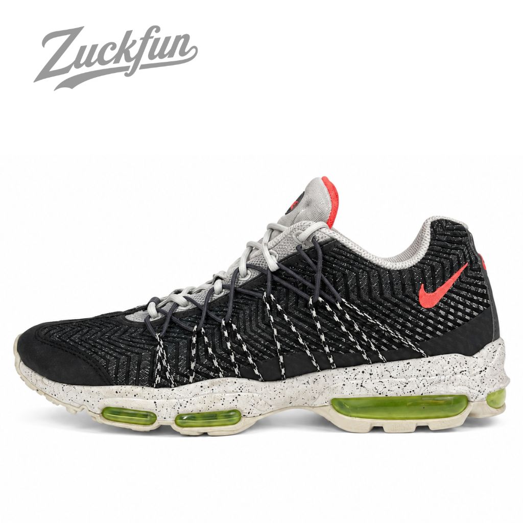 NIKE AIR MAX 95 ULTRA JCRD エア マックス 95 ウルトラジャカード ナイト グレー ブラック 黒 メンズ ナイキ スニーカー 28cm U01525