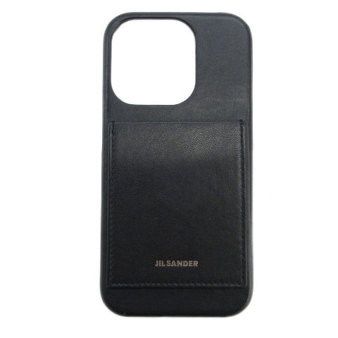 ジルサンダー iPhone15 Pro レザーケース 黒 中古AB - メルカリ
