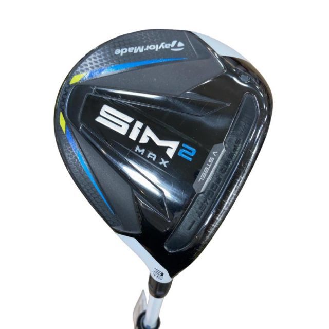 【中古】 テーラーメイド SIM2 MAX 3W フェアウェイウッド FW Tour AD HD-6 (フレックスS) メンズ 男性用 右利き 右用 Cランク ゴルフクラブ