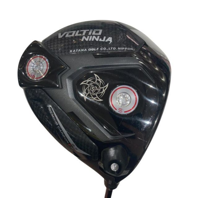 【中古】 カタナゴルフ VOLTiO NINJA PREMIUM CARBON II Ti 9.5° ドライバー DR TOUR AD VG-02(DR) (フレックスSR) メンズ 男性用 右利き 右用 Cランク ゴルフクラブ