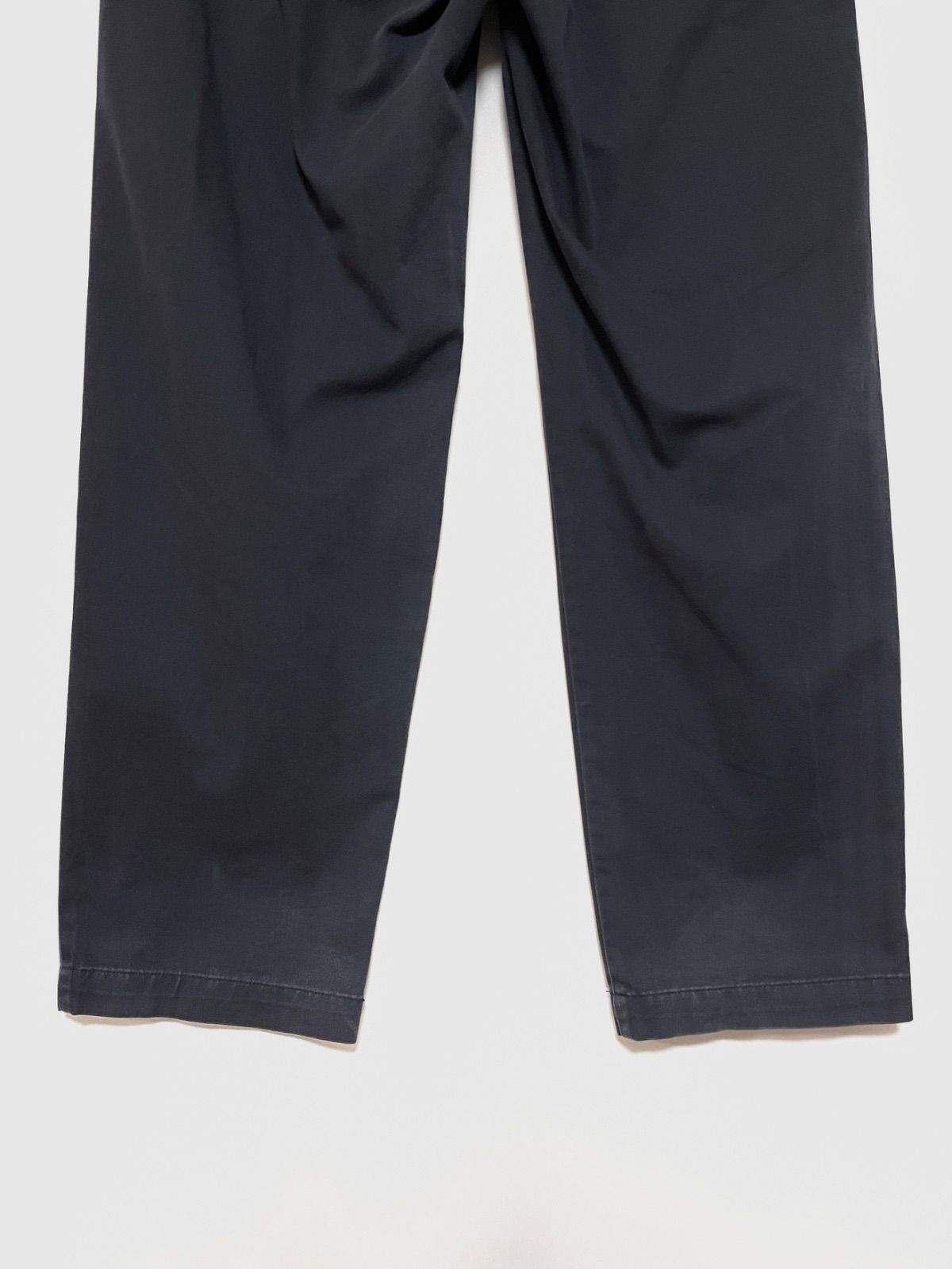 Polo RALPH LAUREN】90s ANDREW 2タック チノパンツ 30/30 ネイビー