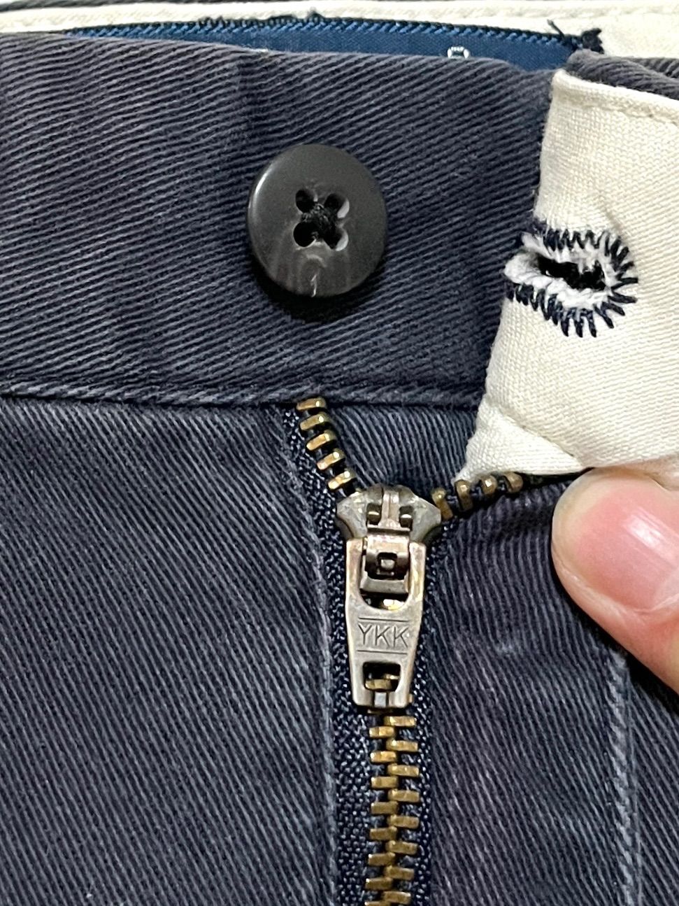 Polo RALPH LAUREN】90s ANDREW 2タック チノパンツ 30/30 ネイビー