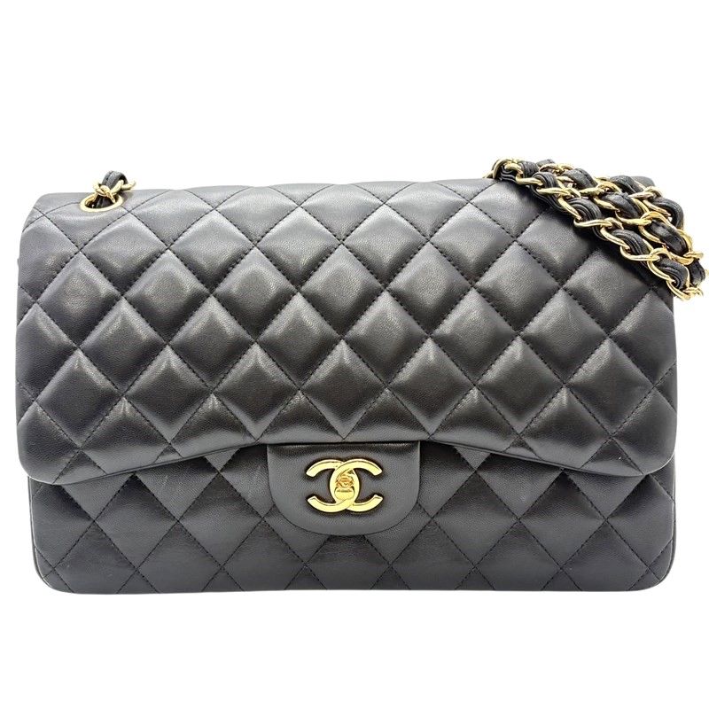 シャネル CHANEL マトラッセ30 A58600 ブラック ゴールド金具 ラムスキン レディース ショルダーバッグ