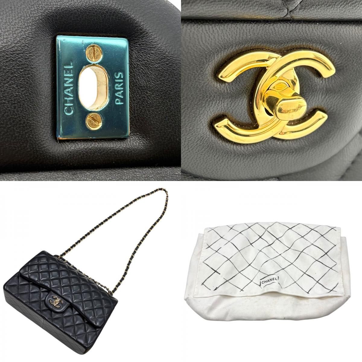 シャネル CHANEL マトラッセ30 A58600 ブラック ゴールド金具 ラムスキン レディース ショルダーバッグ