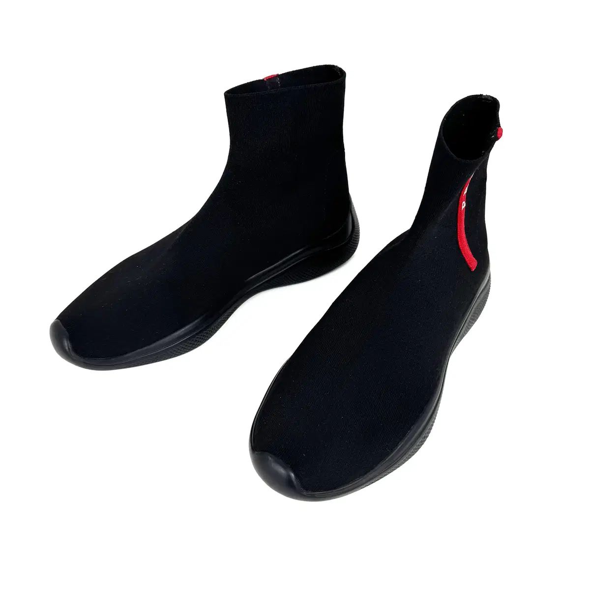7 5 PRADA プラダ スポーツ LINE ソックス ハイトップ メンズ スニーカー