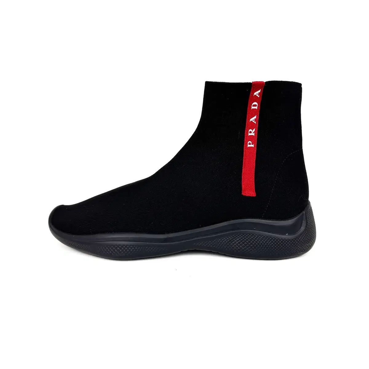 7 5 PRADA プラダ スポーツ LINE ソックス ハイトップ メンズ スニーカー