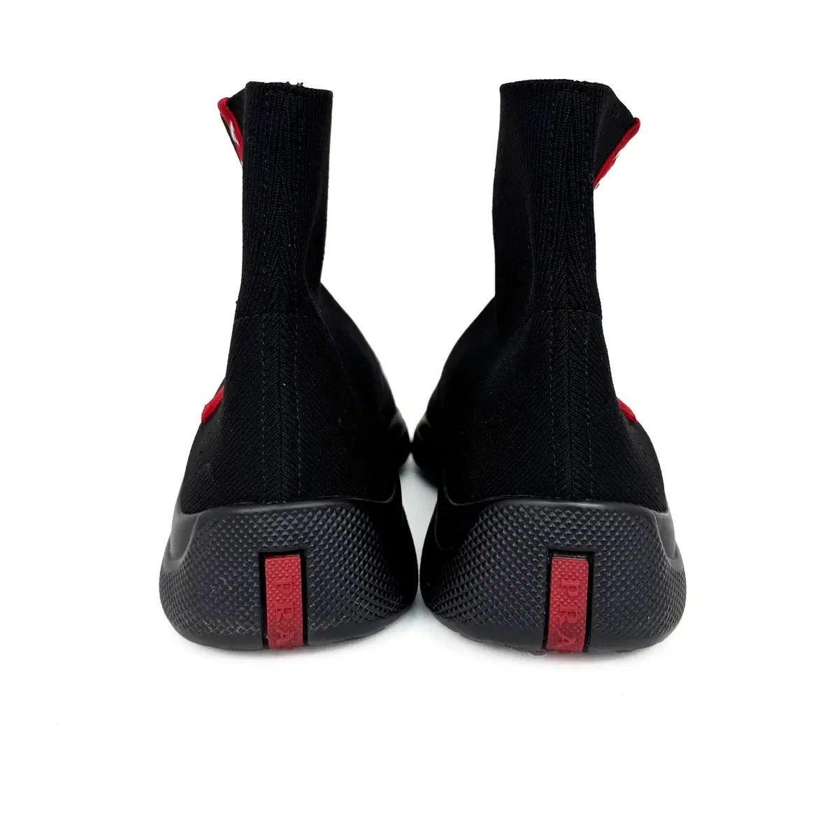 7 5 PRADA プラダ スポーツ LINE ソックス ハイトップ メンズ スニーカー