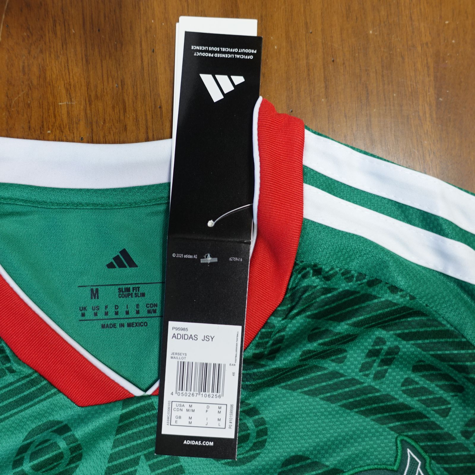 新品未使用　アディダス adidas メキシコ代表 2026 ホーム レプリカ ユニフォーム インターナショナルMサイズ
